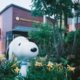 草むらのスヌーピー🐶