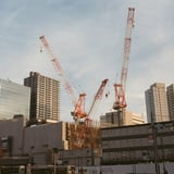 工事中の空