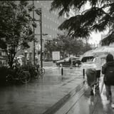 雨の日に