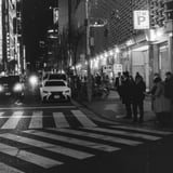 新橋の夜