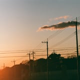 夕日の当たる雲が好き
