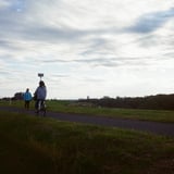 河原の散歩道