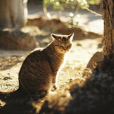 地域猫に新年のご挨拶