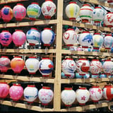 kids painted lanterns