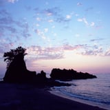 日本海の夕暮れ