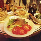 Dîner au café