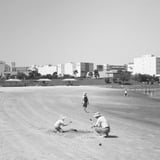 砂浜にて
