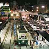 長崎駅前の路面電車