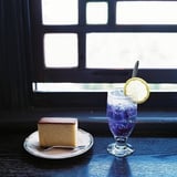 グラバー園のカフェで食べたカステラ。