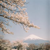 富士山と桜