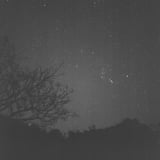 オリオン座の星景