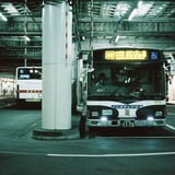 待機する三重交通バス