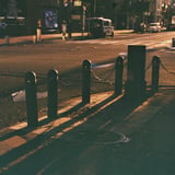 夕暮れの交差点