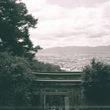 四つ辻から見た京都の街