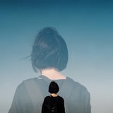 海にて
