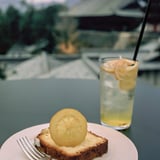 瀬戸内レモンのケーキとレモンスカッシュ