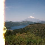 大観山より富士を望む