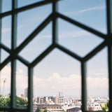 Sky through the glass