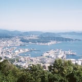 快晴の港