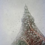 Tower in the rain.