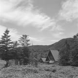 三角屋根の山荘