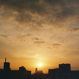 岩国の朝焼け