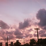 日没、野球場