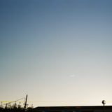 グラデーションと飛行機