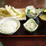 生しらす定食。
