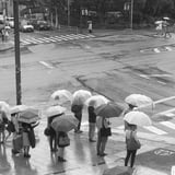 雨の日。