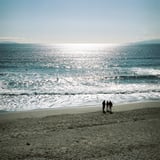 七里ヶ浜にて。