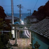 飯縄神社の黄昏