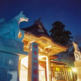  多田朝日森稲荷神社と星の軌跡