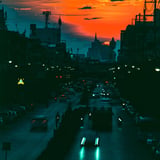 大仏とバンコクの夕景 - II