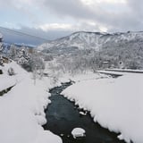 冬の魚野川 – 南魚沼