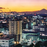 木更津から望む富士山 – 遠くにそびえる日本の象徴 🏔️🌆