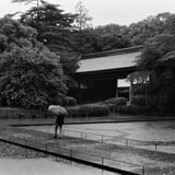 法隆寺宝物館前