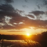 夕日