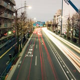 長時間露光練習中