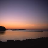 船所跡の夕暮れ