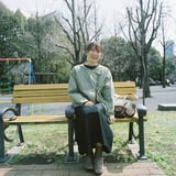 芝公園にて。