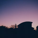 いつもの風景　薄暮