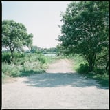 2012.8.13 夏の河川敷より河を望む