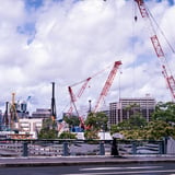 スタジアム建設中