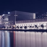 夜の反射