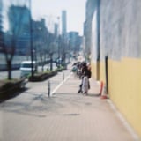 新しい通学路…