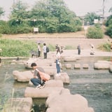 せせらぎに惹かれて