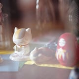 ローボードに陽が差し込む時間