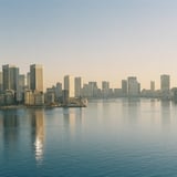 穏やかな朝の東京湾………Ⅲ