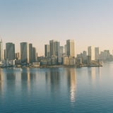 穏やかな朝の東京湾………Ⅱ